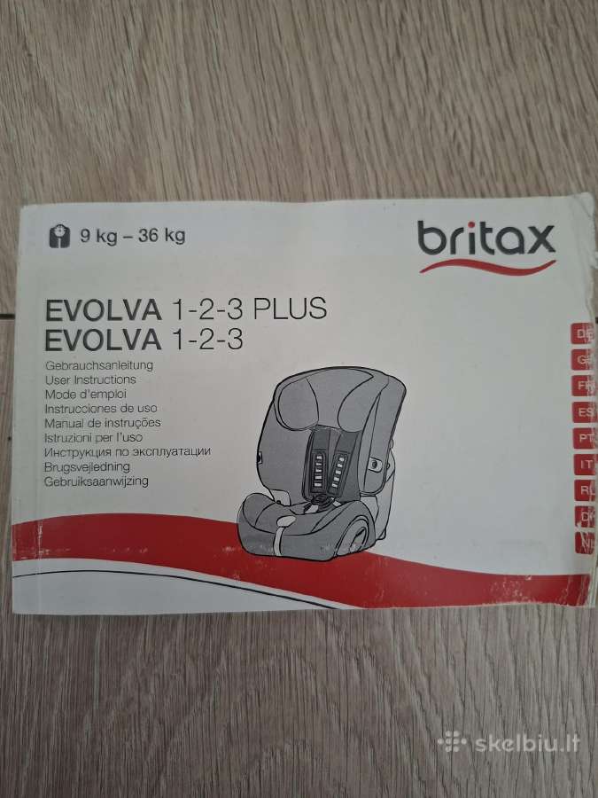 Automobilinė kėdutė Britax Evolva 1-2-3 Plus - nuotraukos Nr. 2