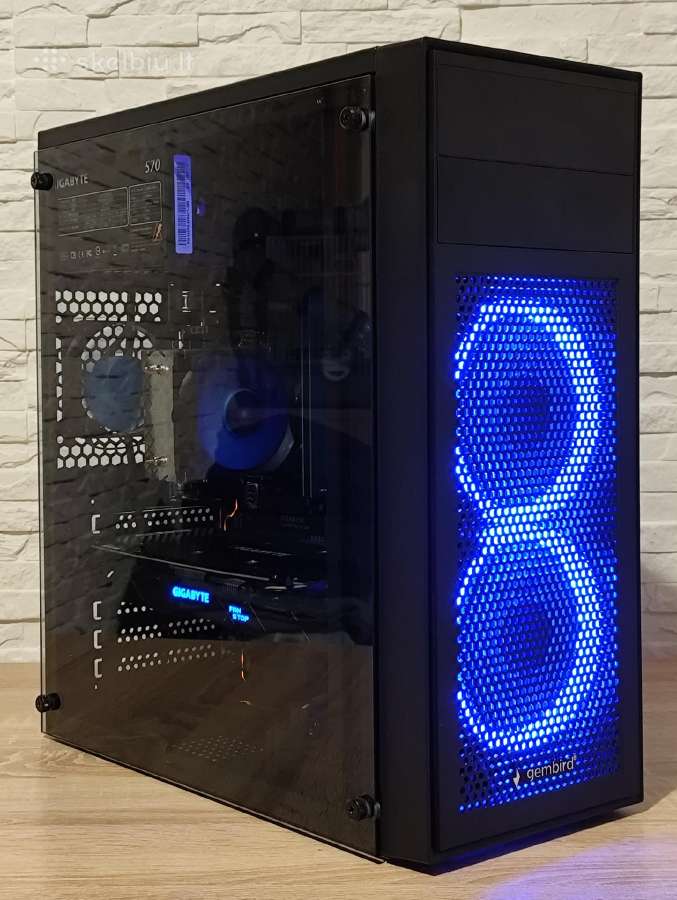 Žaidimų kompiuteris su i5/SSD/16gb RAM/gtx1060 6gb