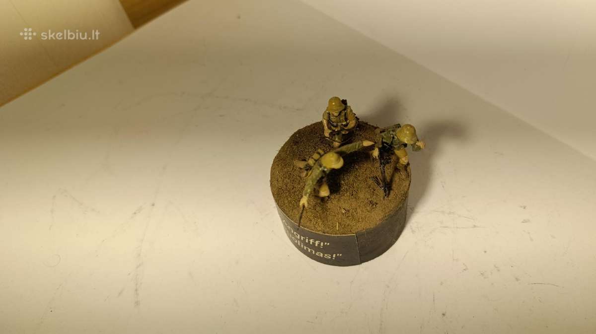 Vokiečių kareivių diorama masteliu 1:35. - nuotraukos Nr. 3