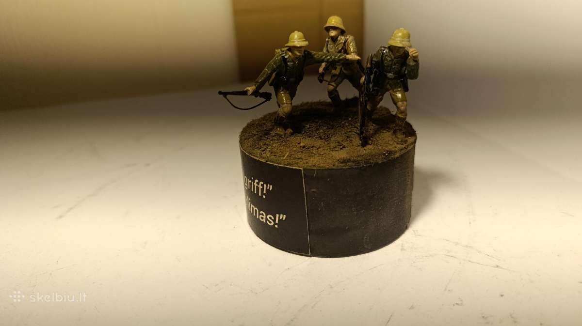 Vokiečių kareivių diorama masteliu 1:35. - nuotraukos Nr. 5