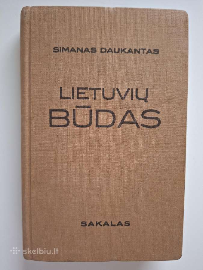 Simonas Daukantas. Lietuvių būdas 1935 m. leidimas - nuotraukos Nr. 2