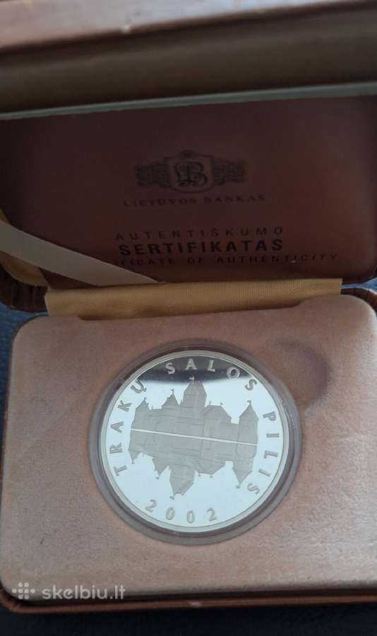50litu moneta Traku salos 2002