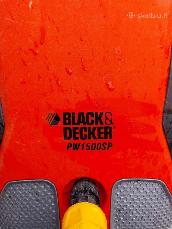 Black & Decker Pw 1500 Sp aukšto slėgio plovykla - nuotraukos Nr. 2