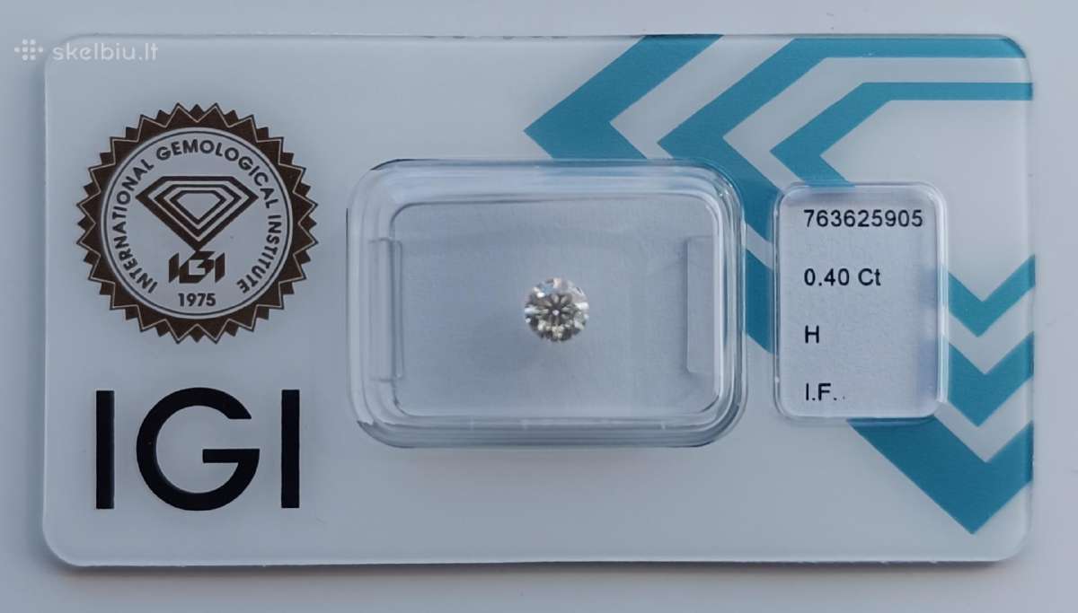 Ypatingo skaidrumo natūralus 0.54 ct briliantas - nuotraukos Nr. 4
