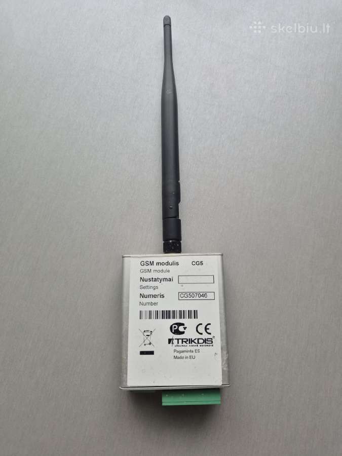 Gsm komunikatorius Trikdis Cg5 (su antena) - nuotraukos Nr. 2
