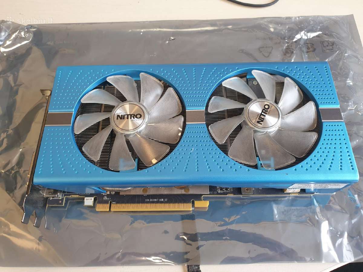 Naudota Sapphire Nitro+ Rx580 8gb