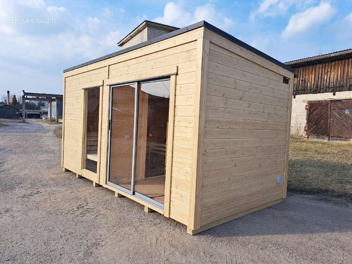 Lauko Namelis su Pirtimi 2.4x5m - nuotraukos Nr. 2