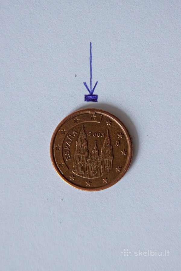 5 Euro cents 2003 Spain - Madrid (Crowned M) - nuotraukos Nr. 2