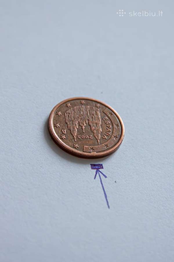 5 Euro cents 2003 Spain - Madrid (Crowned M) - nuotraukos Nr. 4