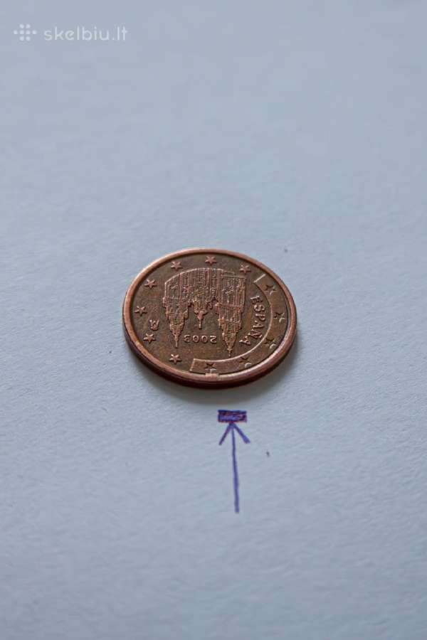 5 Euro cents 2003 Spain - Madrid (Crowned M) - nuotraukos Nr. 5