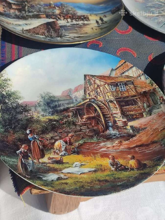 Porcelianinės kabinamos lėkštės - nuotraukos Nr. 5