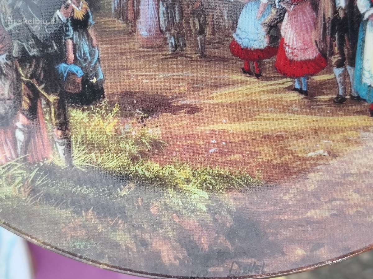 Porcelianinės kabinamos lėkštės - nuotraukos Nr. 6