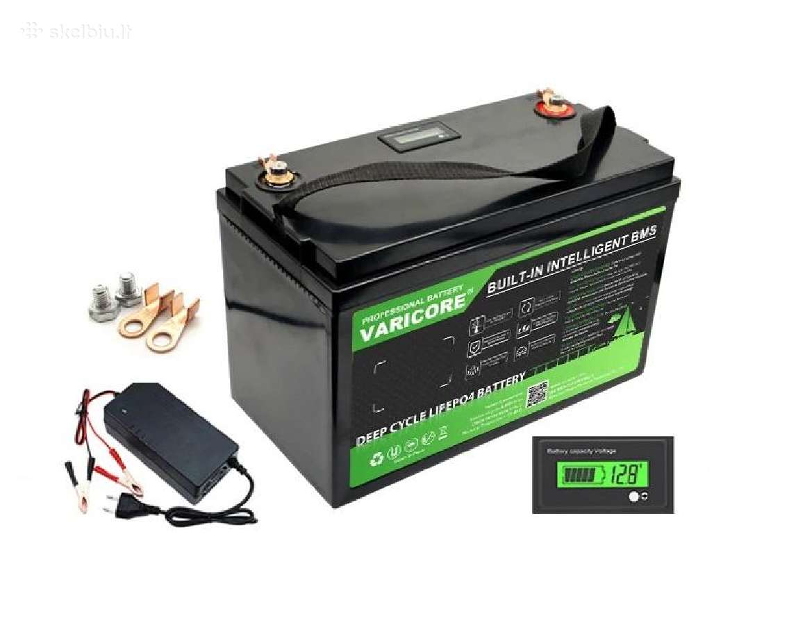 Varicore 12v Lifepo4 180ah akumuliatorius baterija - nuotraukos Nr. 2