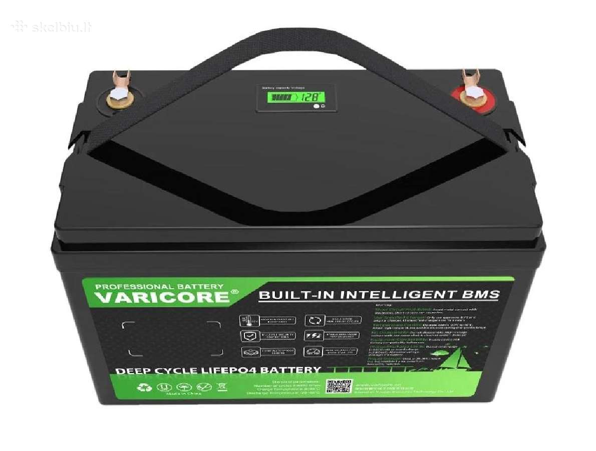 Varicore 12v Lifepo4 180ah akumuliatorius baterija - nuotraukos Nr. 4