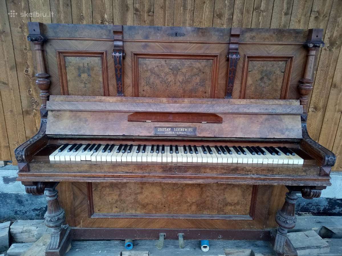 Antikvarinis pianinas - nuotraukos Nr. 2