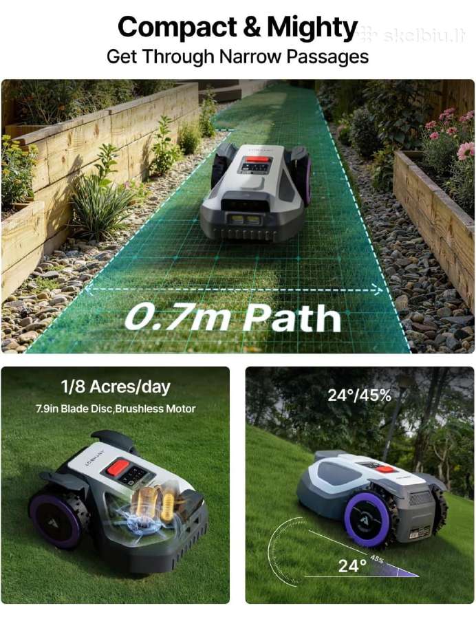 Vejos robotas Anthbot M5 (700 m²) - nuotraukos Nr. 3