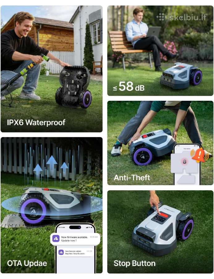 Vejos robotas Anthbot M5 (700 m²) - nuotraukos Nr. 4