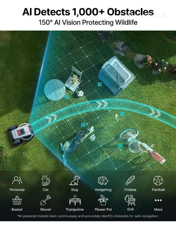 Vejos robotas Anthbot M5 (700 m²) - nuotraukos Nr. 5