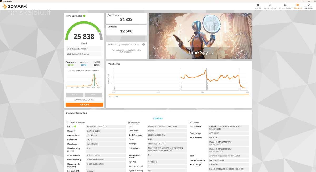 Ryzen 7700,ausus Pro art x670, 1200w Be RAM - nuotraukos Nr. 10