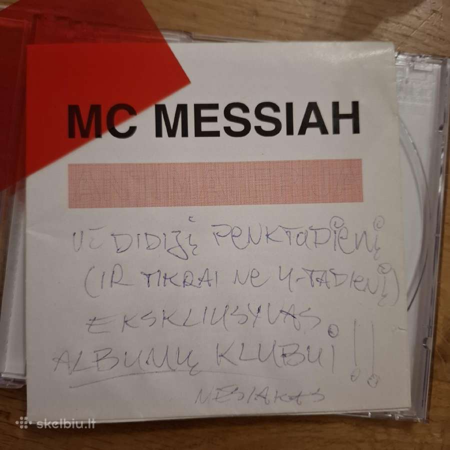 Mc Messiah - Antimaterija (CD albumas) - nuotraukos Nr. 2