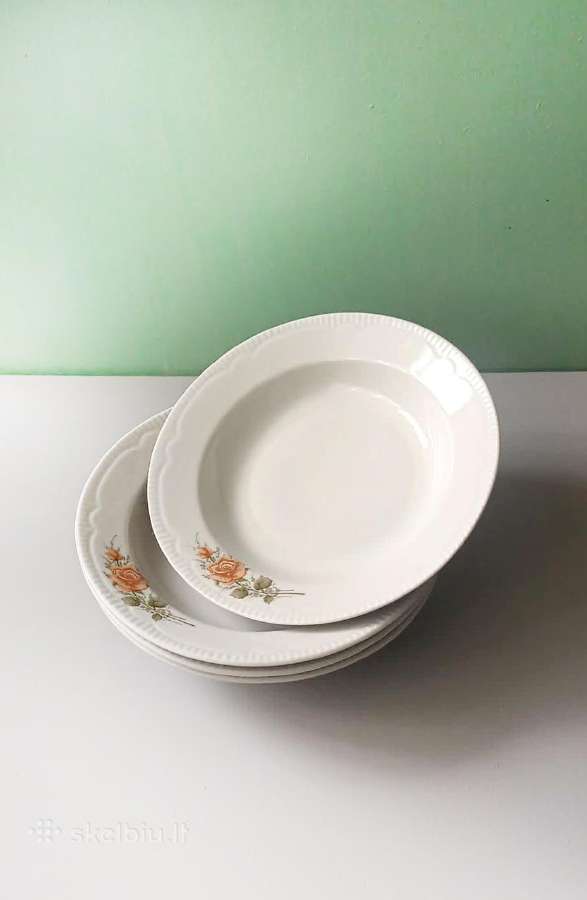 Lėkštės gilesnės, 20,5cm, 4vnt., Mfz