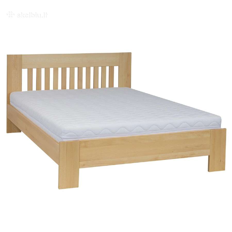 Medinė lova bukas 90x200 Vilnius masyvas 375€ - nuotraukos Nr. 2