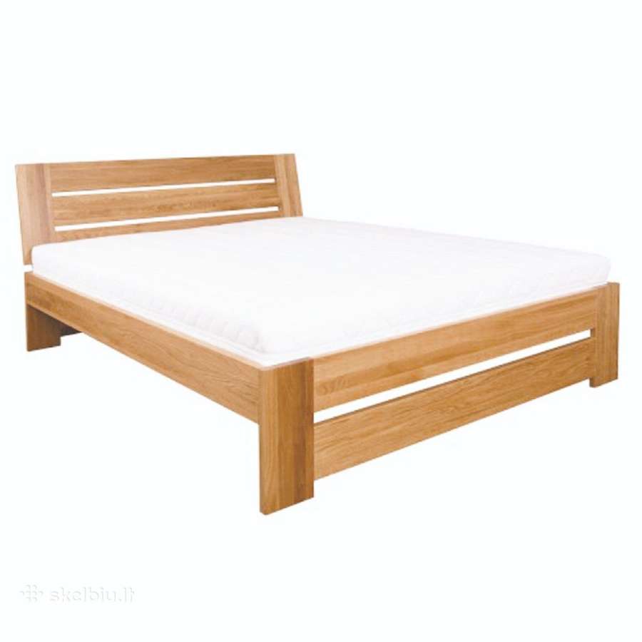 Medinė lova bukas 90x200 Vilnius masyvas 375€ - nuotraukos Nr. 6