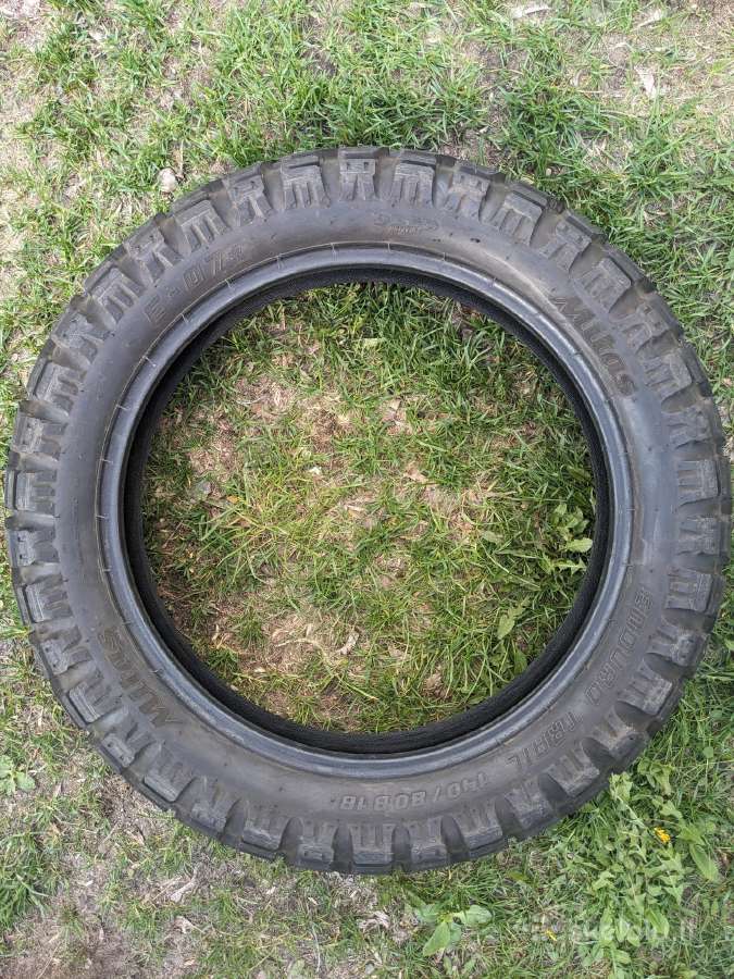 Mitas E-07+ 140/80 B18 galinė moto padanga - nuotraukos Nr. 5