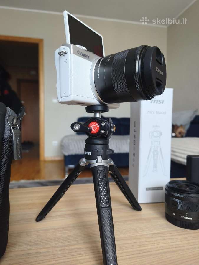 Canon EOS M200 Du Objektyvai.