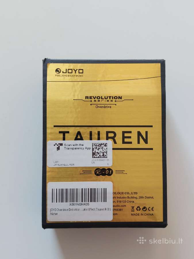 Joyo Tauren Overdrive pedalas