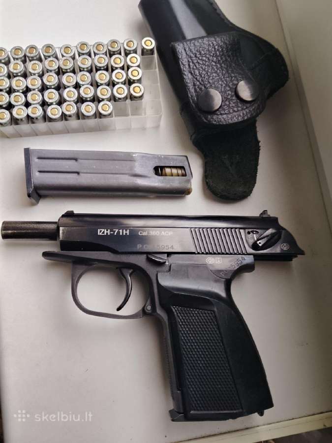 Pistoletas Izh-71h 9x17mm Browning