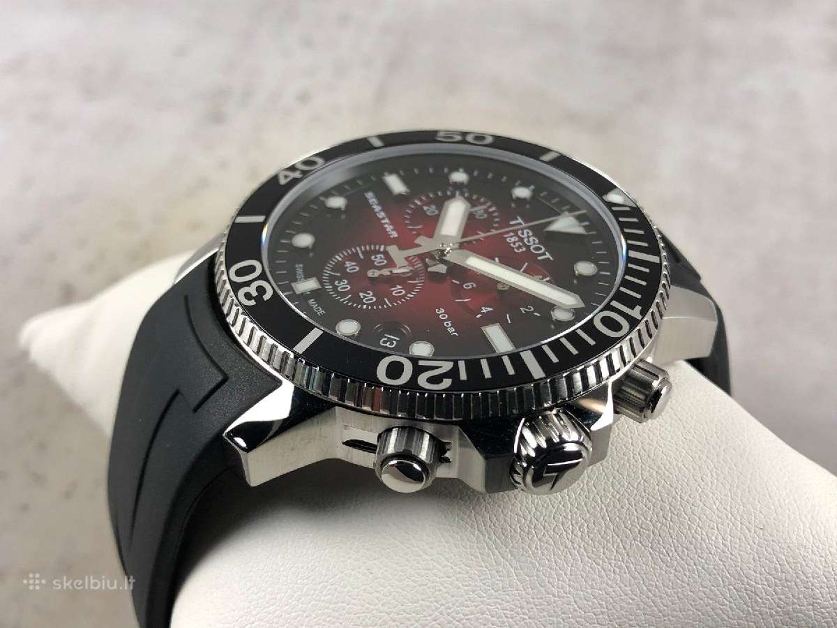 Naujas Tissot Seastar Chronografas 30 Atm - nuotraukos Nr. 2