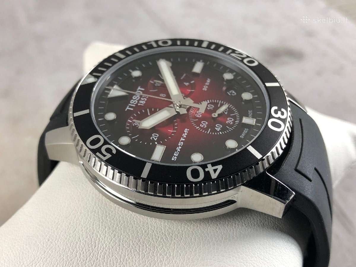 Naujas Tissot Seastar Chronografas 30 Atm - nuotraukos Nr. 3