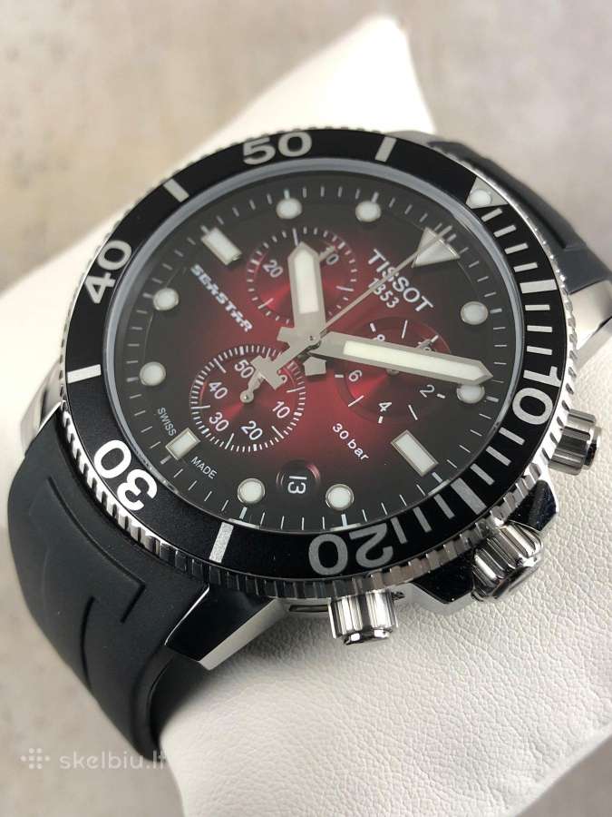 Naujas Tissot Seastar Chronografas 30 Atm - nuotraukos Nr. 7