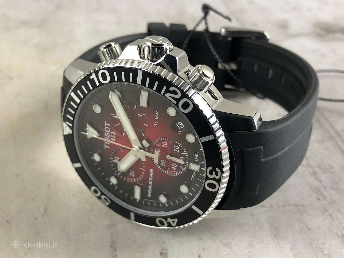 Naujas Tissot Seastar Chronografas 30 Atm - nuotraukos Nr. 8
