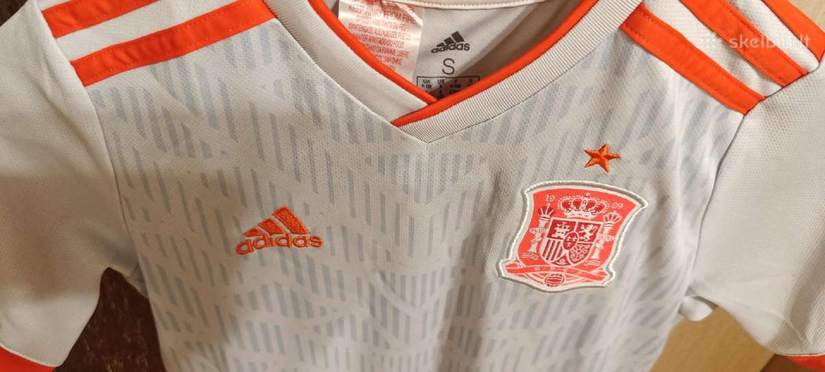 Adidas Ispanijos futbolo marškinėliai 9-10 metų - nuotraukos Nr. 4