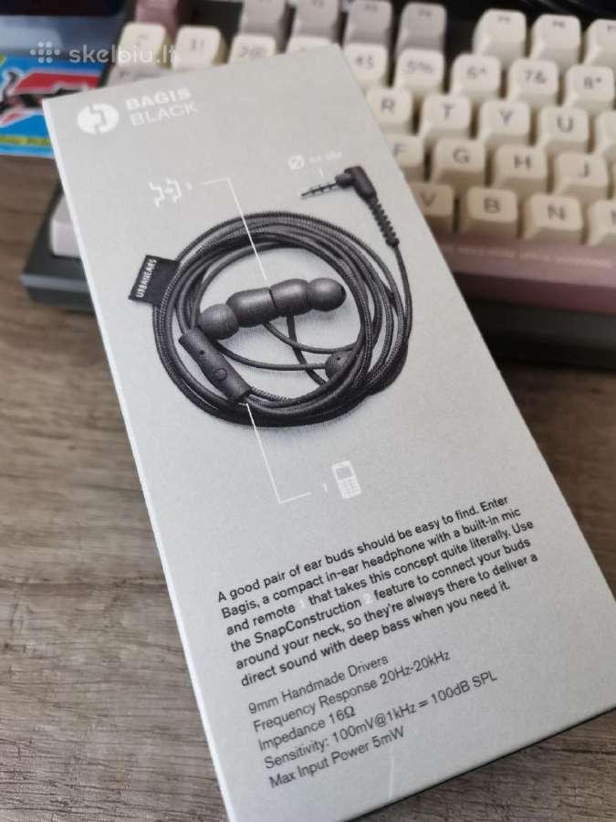 Urbanears Bagis Black - nuotraukos Nr. 2
