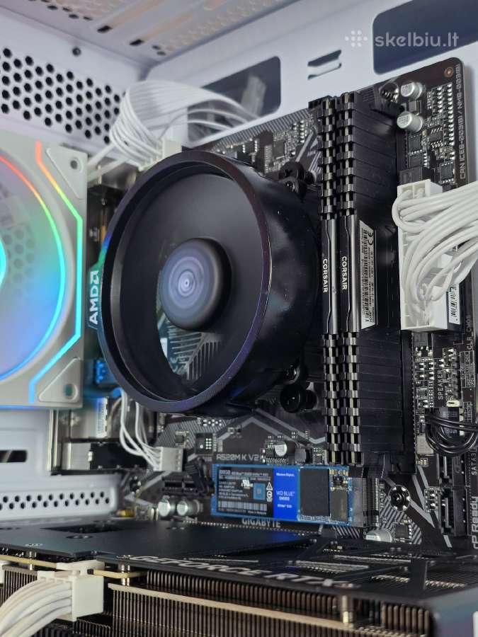 Žaidimų kompiuteris rtx 5060ti Ryzen 5 5500 16ram - nuotraukos Nr. 3