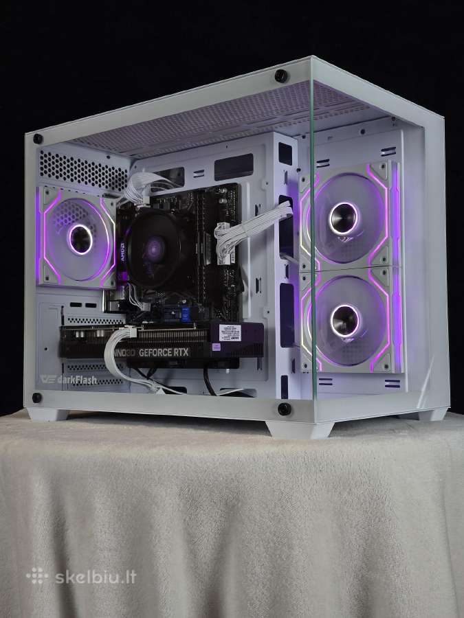 Žaidimų kompiuteris rtx 5060ti Ryzen 5 5500 16ram