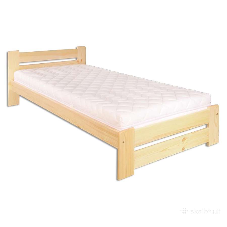 Pušinė lova masyvas 160x200 Vilnius 104€