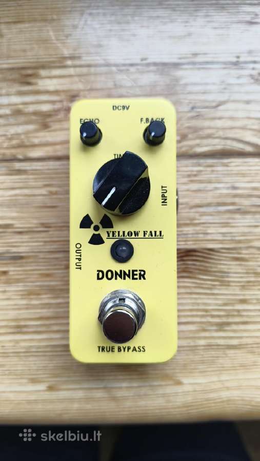 Donner Yellow Fall Delay Gitaros pedalas