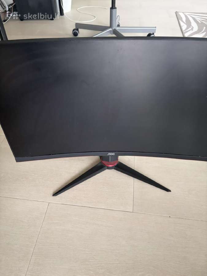 Aoc Gaming Cq27g2u/bk,27",144hz, 1ms, Curved, Qhd.