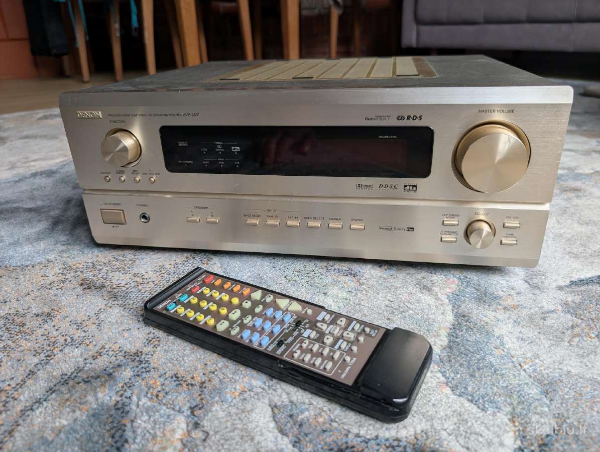 Resiveris Denon avr-2801 - nuotraukos Nr. 5
