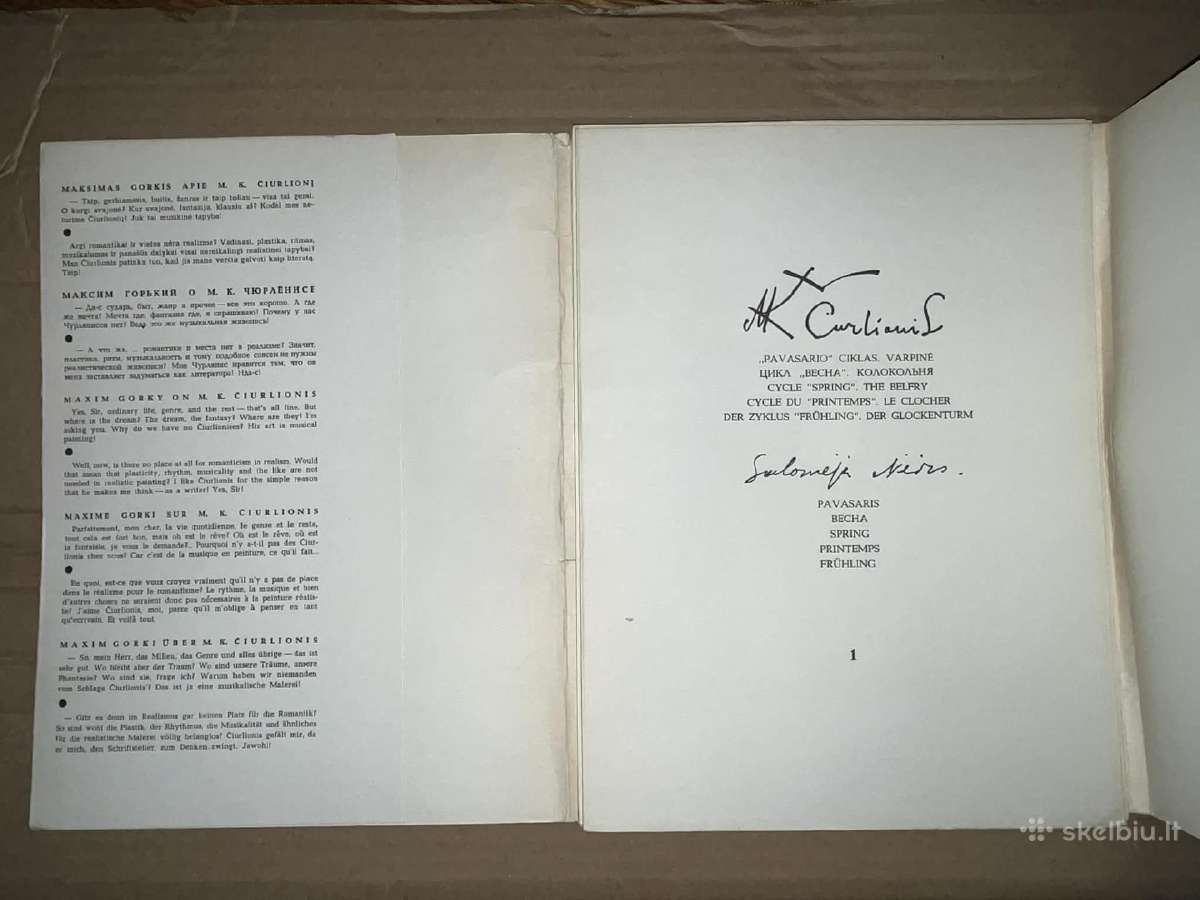 M.k. Čiurlionio reprodukcijos - nuotraukos Nr. 5