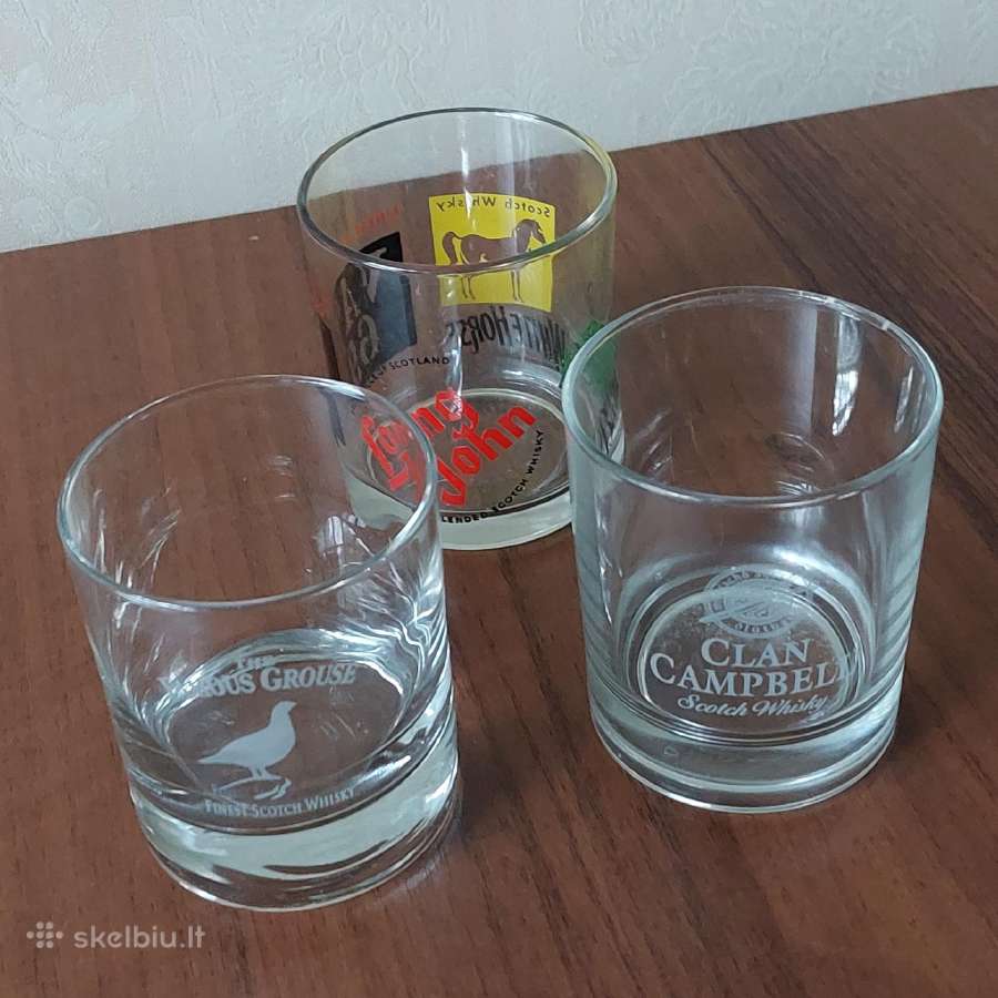 Viskio bokalai Whiskey glasses ( iš kolekcijos ) - nuotraukos Nr. 23