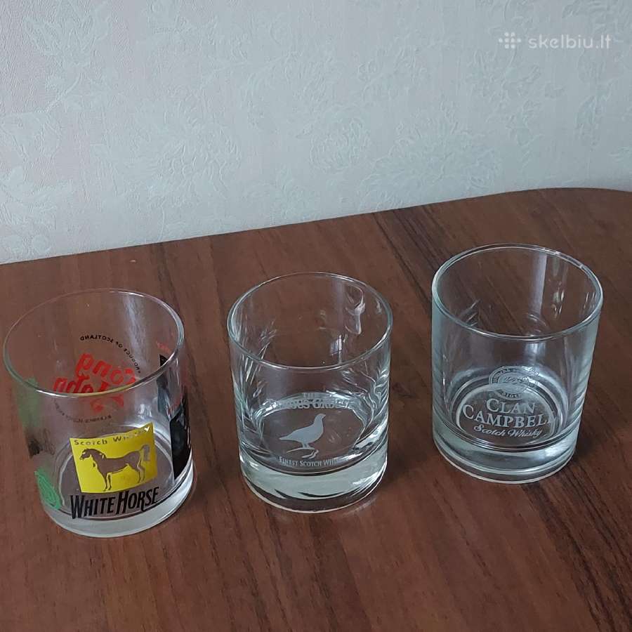 Viskio bokalai Whiskey glasses ( iš kolekcijos ) - nuotraukos Nr. 24