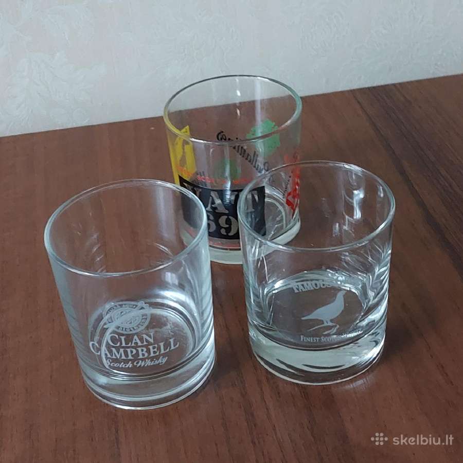 Viskio bokalai Whiskey glasses ( iš kolekcijos ) - nuotraukos Nr. 25