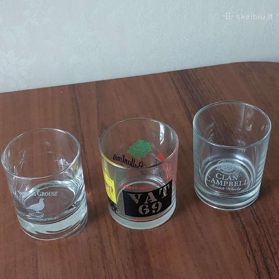 Viskio bokalai Whiskey glasses ( iš kolekcijos ) - nuotraukos Nr. 26