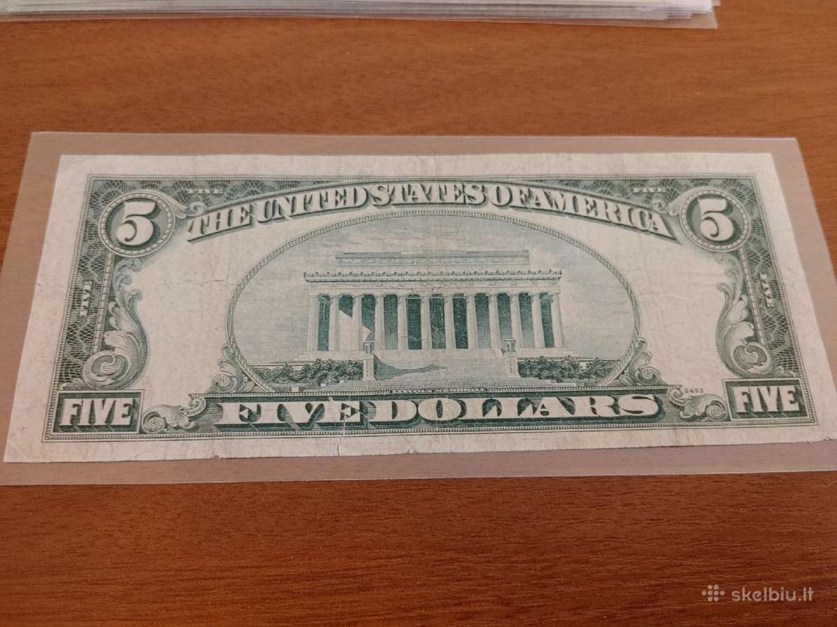 5 dollars 1963a - nuotraukos Nr. 4
