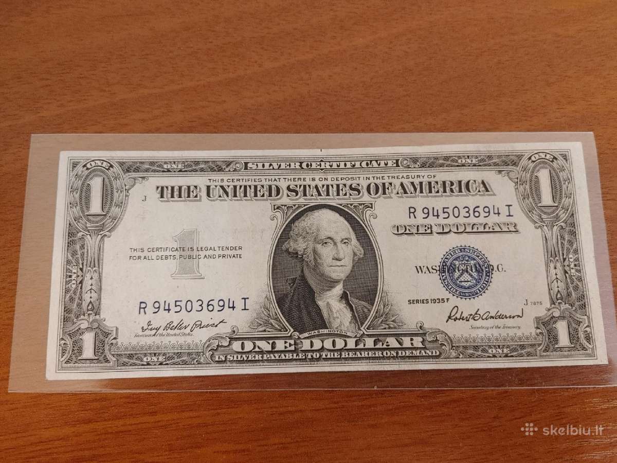1 dollar 1935-1957 metai - Silver Dollar - nuotraukos Nr. 11